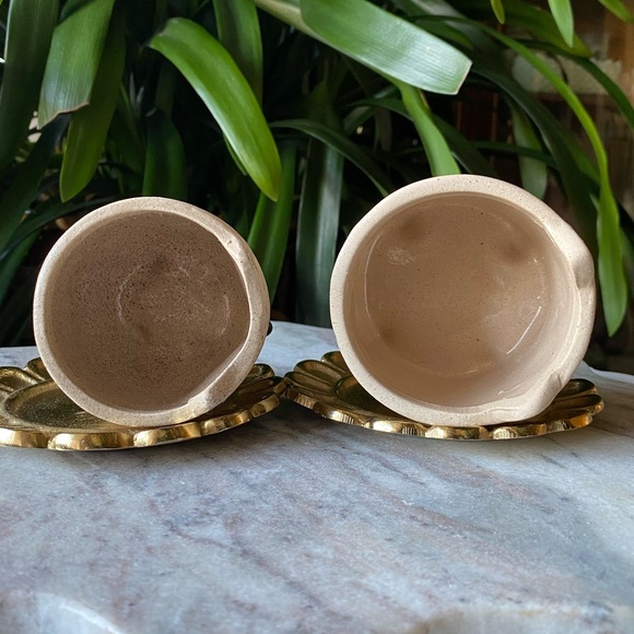 Adorable Set of 2 Fox Planter Pots - Mini Animal Vases - Ceramic Decor - Picture 7 of 11